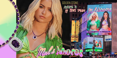 Golden Stone Jewelry Featured in Sofia Reyes' "Mal de Amores" Video