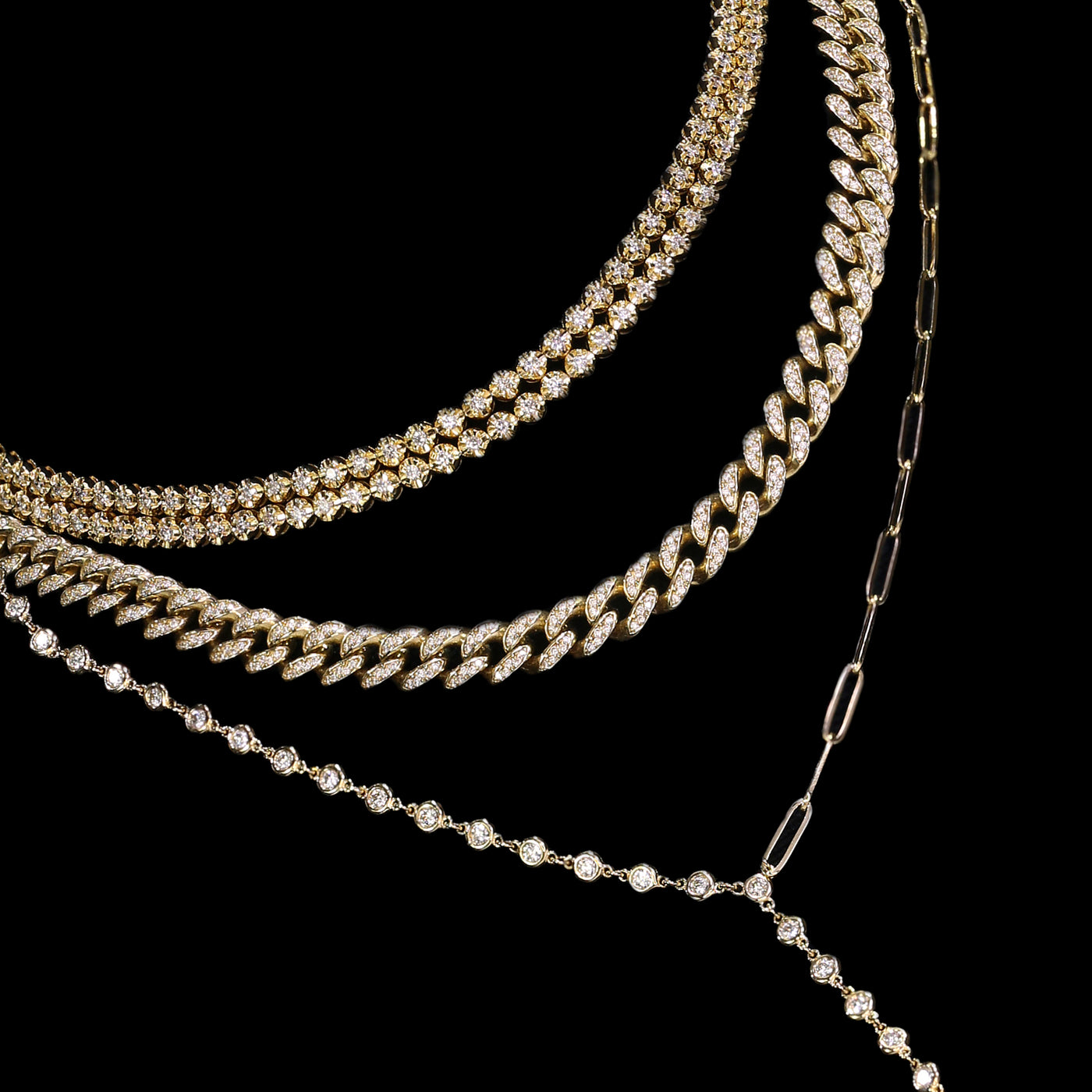 Gold Diamond Necklaces